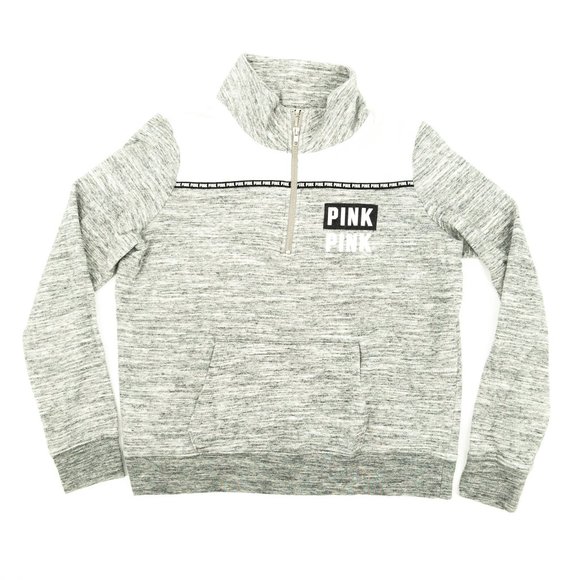 PINK Victoria's Secret Tops - Pink Victoria's Secret Women's Sweatshirt Gray LG